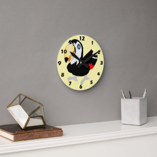 Toucan ontwerp ronde klok