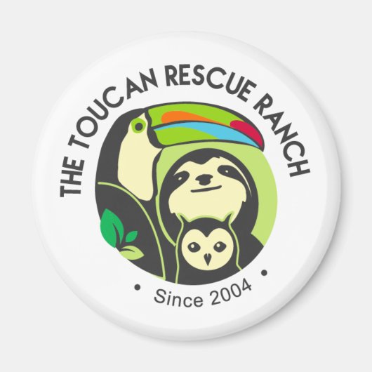 Toucan Rescue Ranch Logo Magnet Magneet (Voorkant)