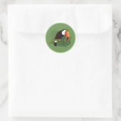 Toucan Ronde Sticker (Tas)