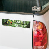 Toucan Save the Rainforest Bumpersticker (Op Truck)