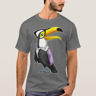 Toucan Secretaris Notitieblok T-shirt