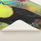 Toucan Sherpa Blanket Deken (3/4)