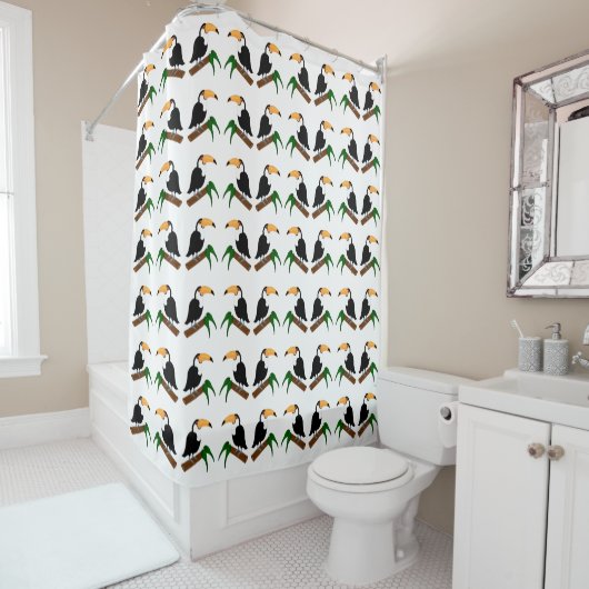Toucan Shower Curtain Douchegordijn (In situ)