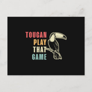 Toucan Spelen Dat Spel Vogel Watcher Retro Toucans Briefkaart