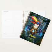 Toucan Steampunk au Clair de Lune. (Devant avec enveloppe)