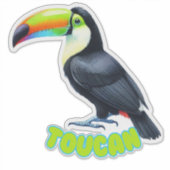 TOUCAN - STICKER DE NURSERY (Devant)