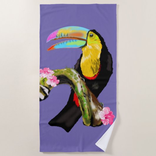 Toucan - strandlaken (Voorkant)