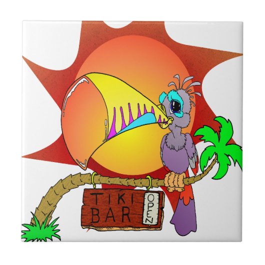 Toucan Sun Tegeltje (Voorkant)