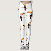 Toucan Swainson Black Color Leggings (Voorkant)