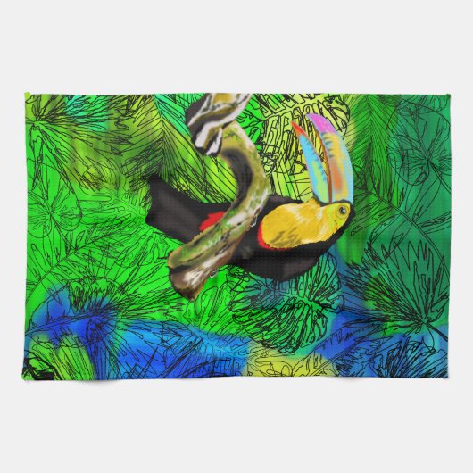 Toucan - theedoek (Horizontaal)