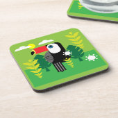 Toucan Tropical Bird Bier Onderzetter (Linkerzijde)