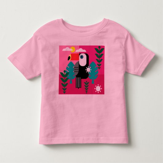 Toucan Tropical Bird Kinder Shirts (Voorkant)