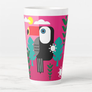 Toucan Tropical Bird Lovers Latte Mok