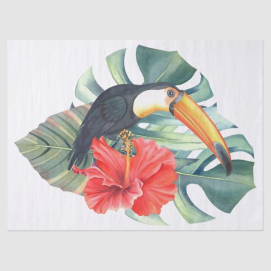 Toucan Tropical Bird Tissuepapier (Voorkant)