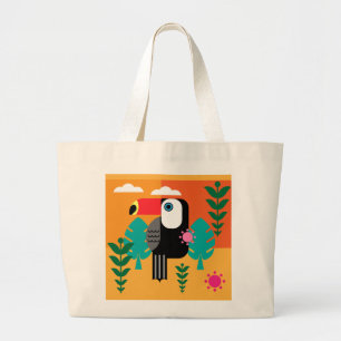 Toucan Tropical Birds Grote Tote Bag
