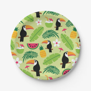 Toucan Tropical Summer Papieren Bordje