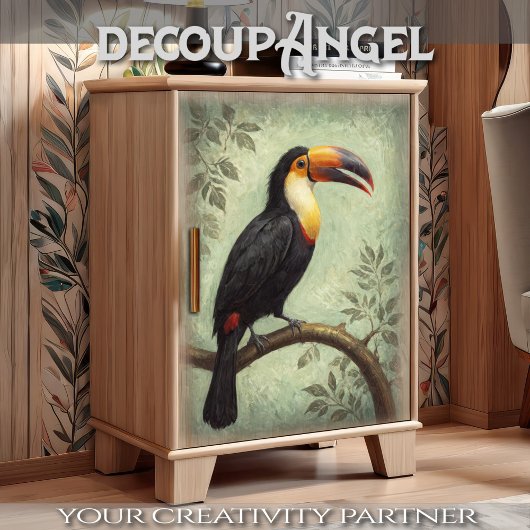 Toucan Tropical Touch - Decoupage - Tissuepapier
