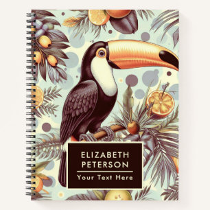 Toucan tropisch patroon Notitieboek