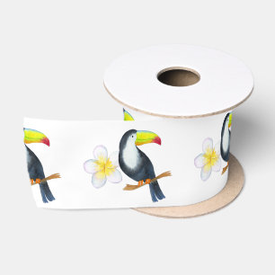 Toucan Tropische Aquarel Zomerfeest Lint