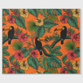 Toucan tuin cadeaupapier (Vlak)