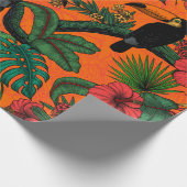 Toucan tuin cadeaupapier (Hoek)