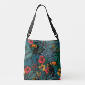 Toucan tuin crossbody tas (Achterkant)