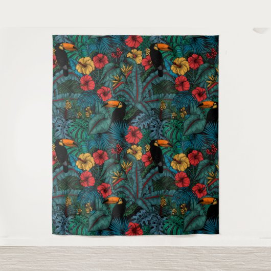 Toucan tuin wandkleed (Voorkant)
