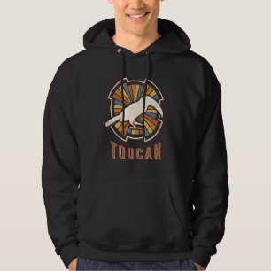 Toucan Vintage Klassieke Retro Dierenliefde Hoodie