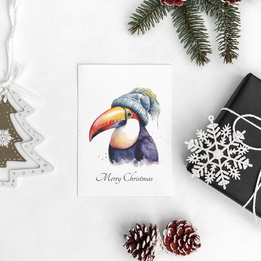 Toucan Winter Vibes, aangepast Kaart