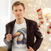 Toucan Winter Vibes, aangepast T-shirt
