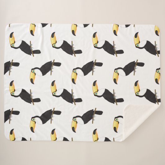 Toucanans Sherpa Deken (Voorkant (horizontaal))