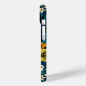 Toucans and tropical flora, blue, yellow, oranje Case-Mate iPhone case (Achterkant / Links)
