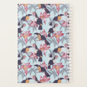 Toucans Avec Fleurs Exotiques (Dos)