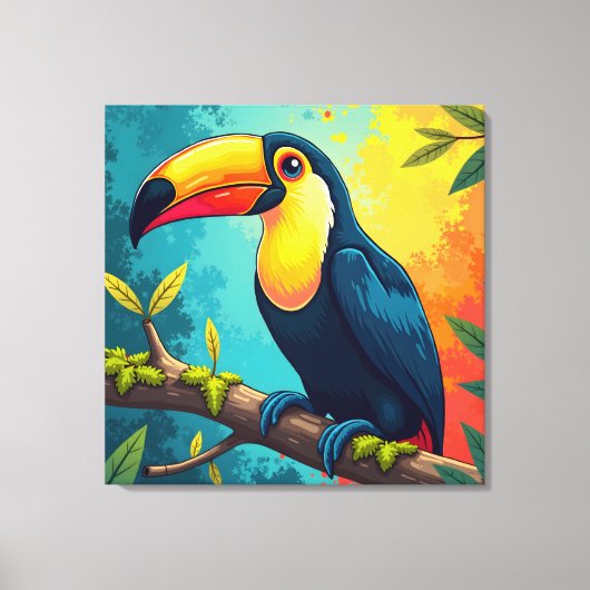 Toucans Canvas Afdruk (Voorkant)