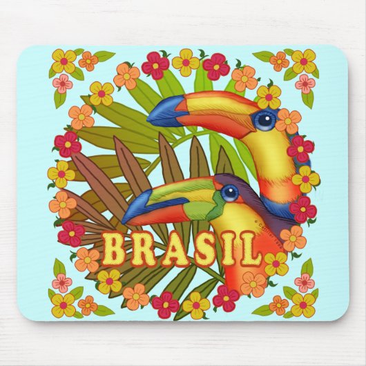 Toucans du Brésil tapis de souris (Devant)