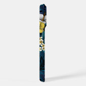 Toucans et flore tropicale, bleu, jaune, orange (Côté droit)