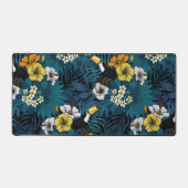 Toucans et flore tropicale, bleu, jaune, orange (Recto)