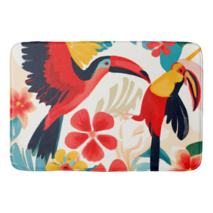 Toucans in het Paradijs Tropische kunstbadmat Badmat