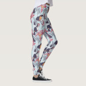 Toucans met exotische bloemen leggings (Rechts)