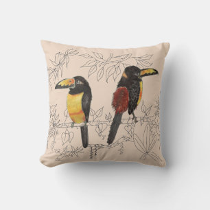 Toucans op een Sierkussen
