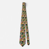 Toucans op het Oerwoud Exotic Summer Pattern Stropdas (Voorkant)