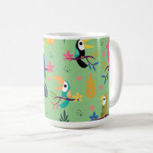 Toucans & parrotts koffiemok (Voorkant rechts)