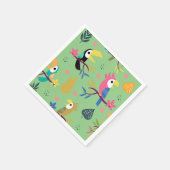 Toucans & parrotts servet (Hoek)