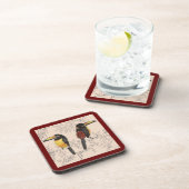 Toucans sur un ensemble de Dessous de verre (Côté Droit)