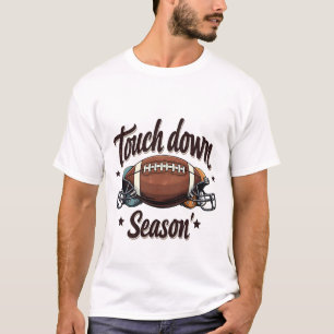 Touch Down Seizoen Fantasy Football Rugby Cadeau  T-shirt