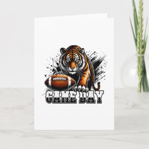 Touchdown American Football Game Day Thanksgiving Kaart