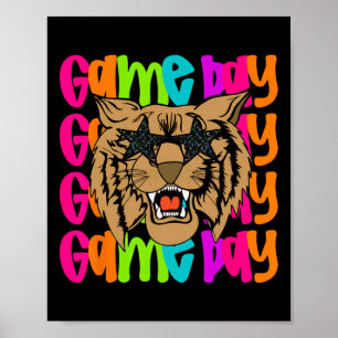 Touchdown American Football Spel Dag Thanksgiving Poster