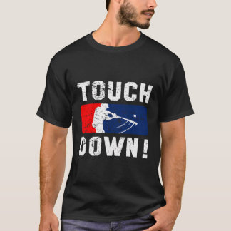 Touchdown Baseball geïnspireerd voor dubbelspel G T-shirt