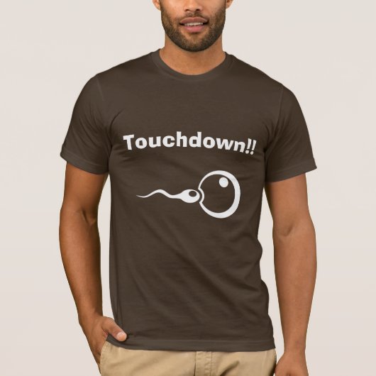 Touchdown! Cool vader om shirt te zijn (Voorkant)