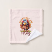Touchdown et Turquie Thanksgiving (Gant de toilette)